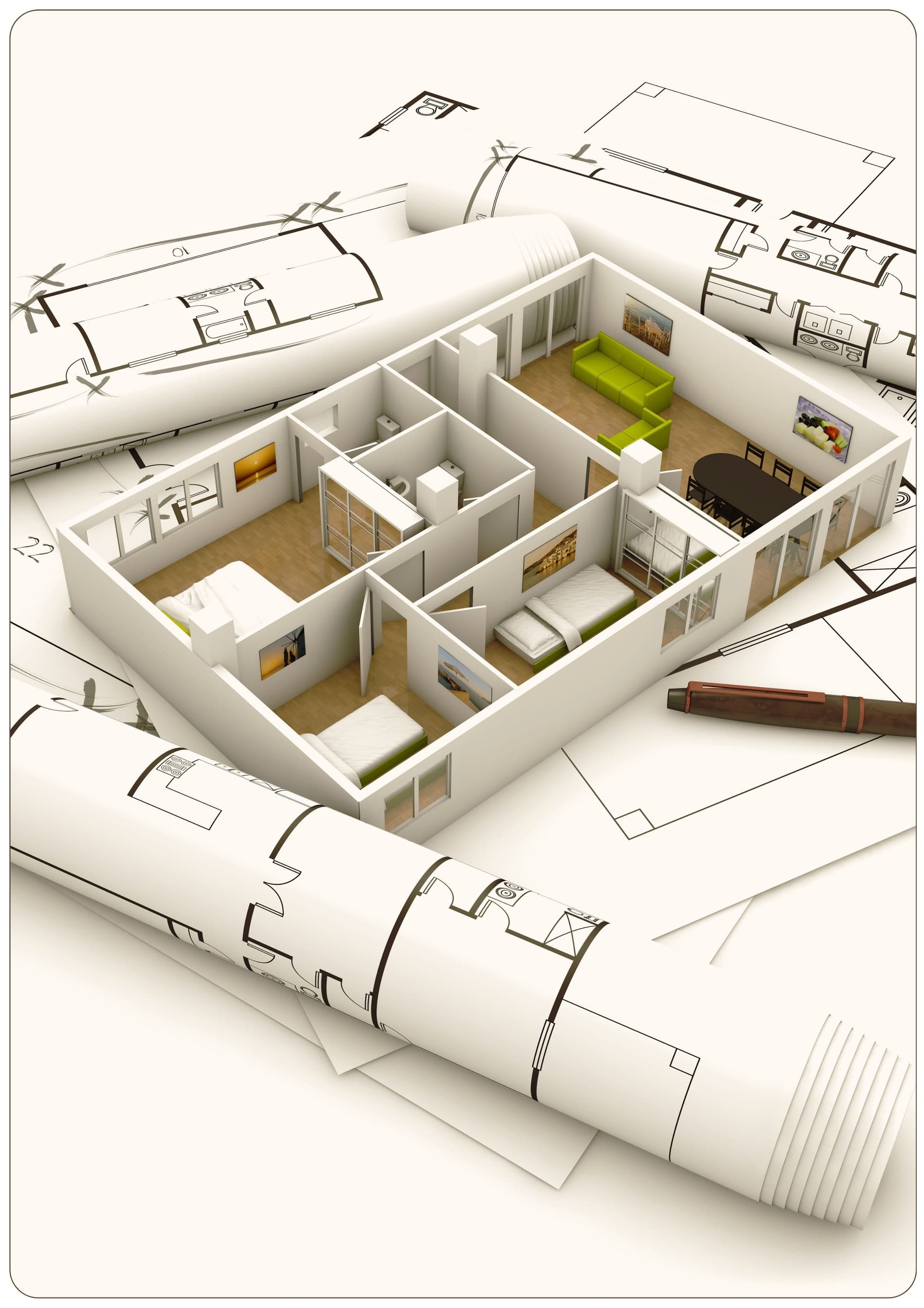 Residential planning and design project interior